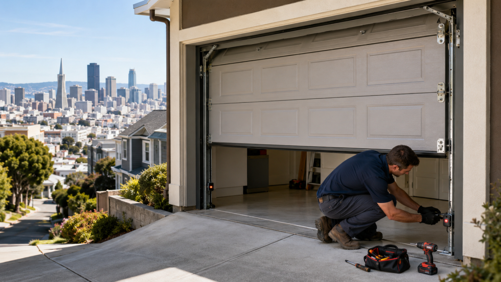 Garage Door Won’t Close? Common Causes and Fast Fixes for San Francisco Homes