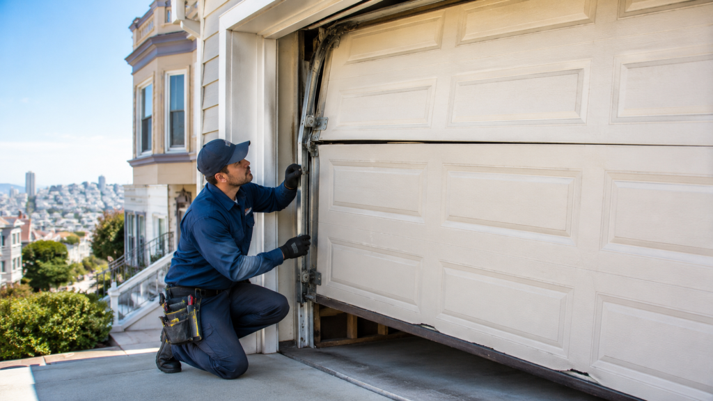 Garage Door Off Track? What San Francisco Homeowners Should Do